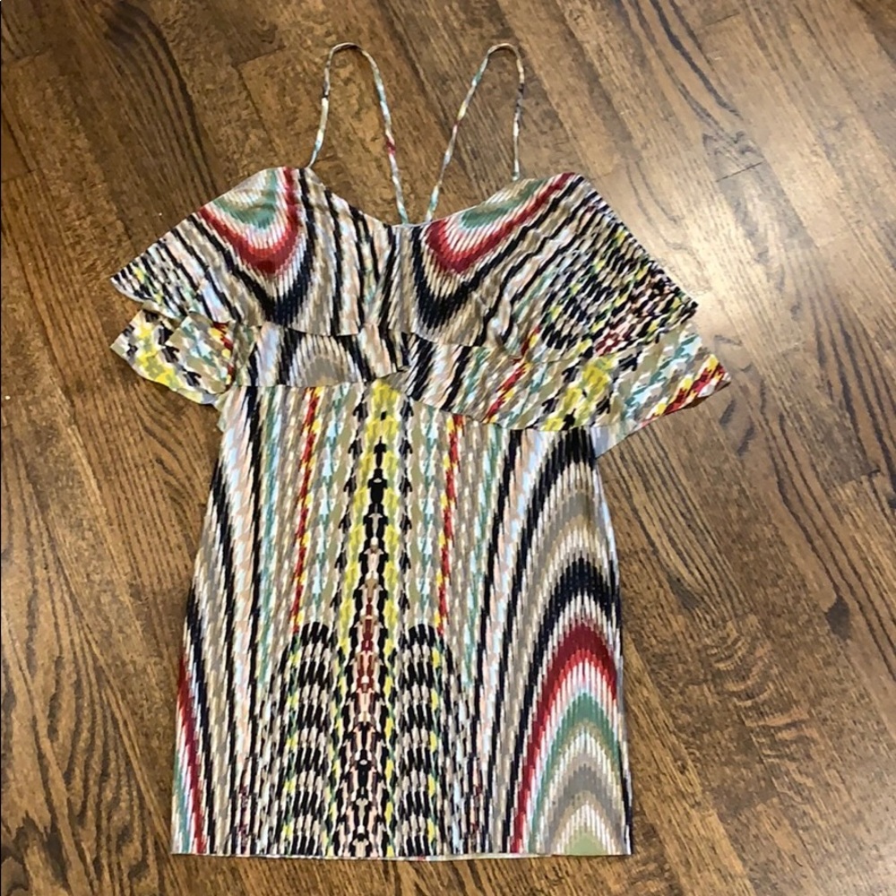 Multicolored mini dress